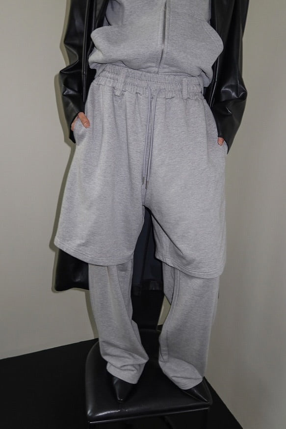 Bermuda Wrap Sweat Pants