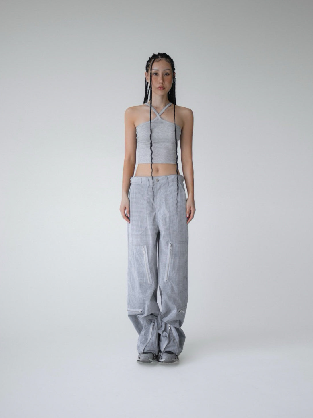 Zipped Utility Pants