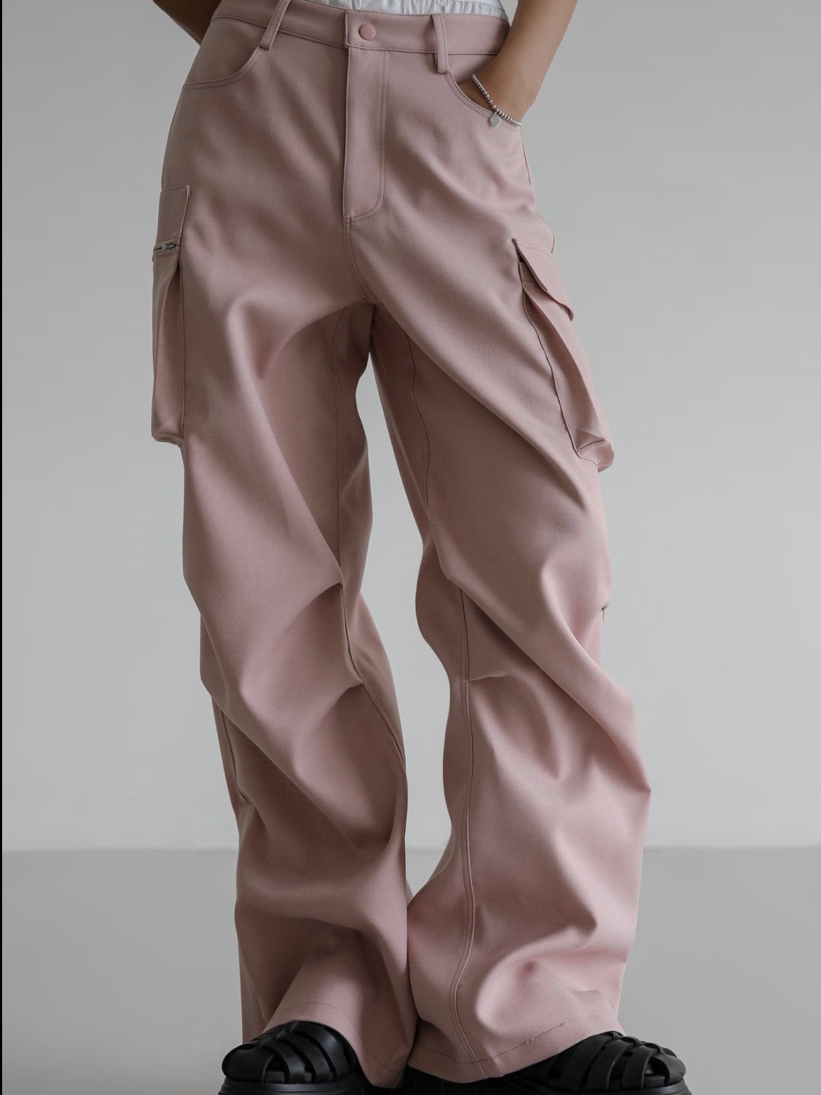 Heavy Texture Cargo Pants