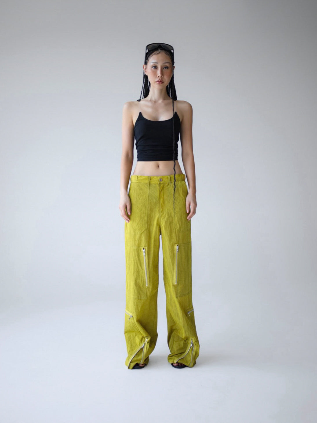 Zipped Utility Pants