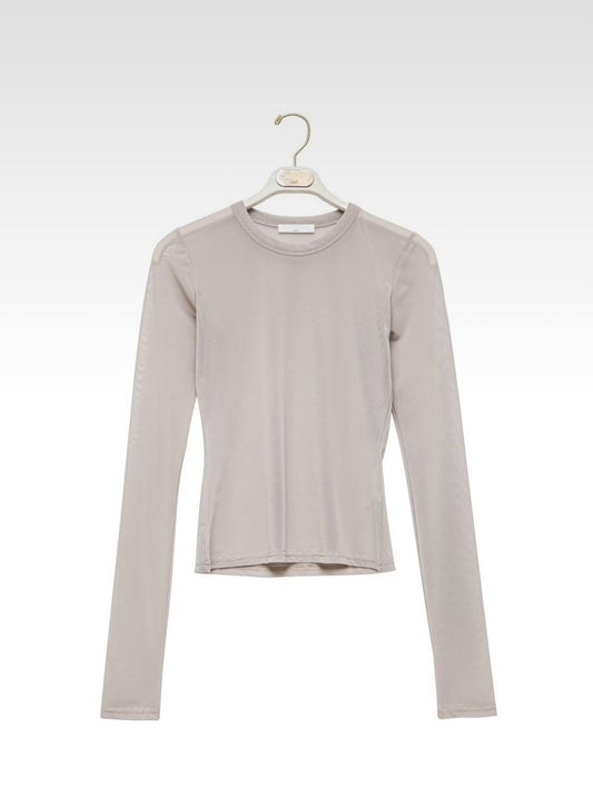 Mesh Long Sleeve Top
