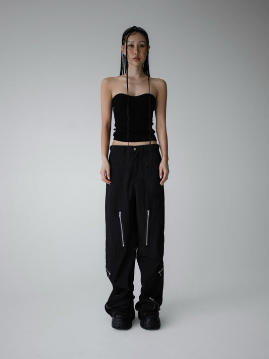 Zipped Utility Pants