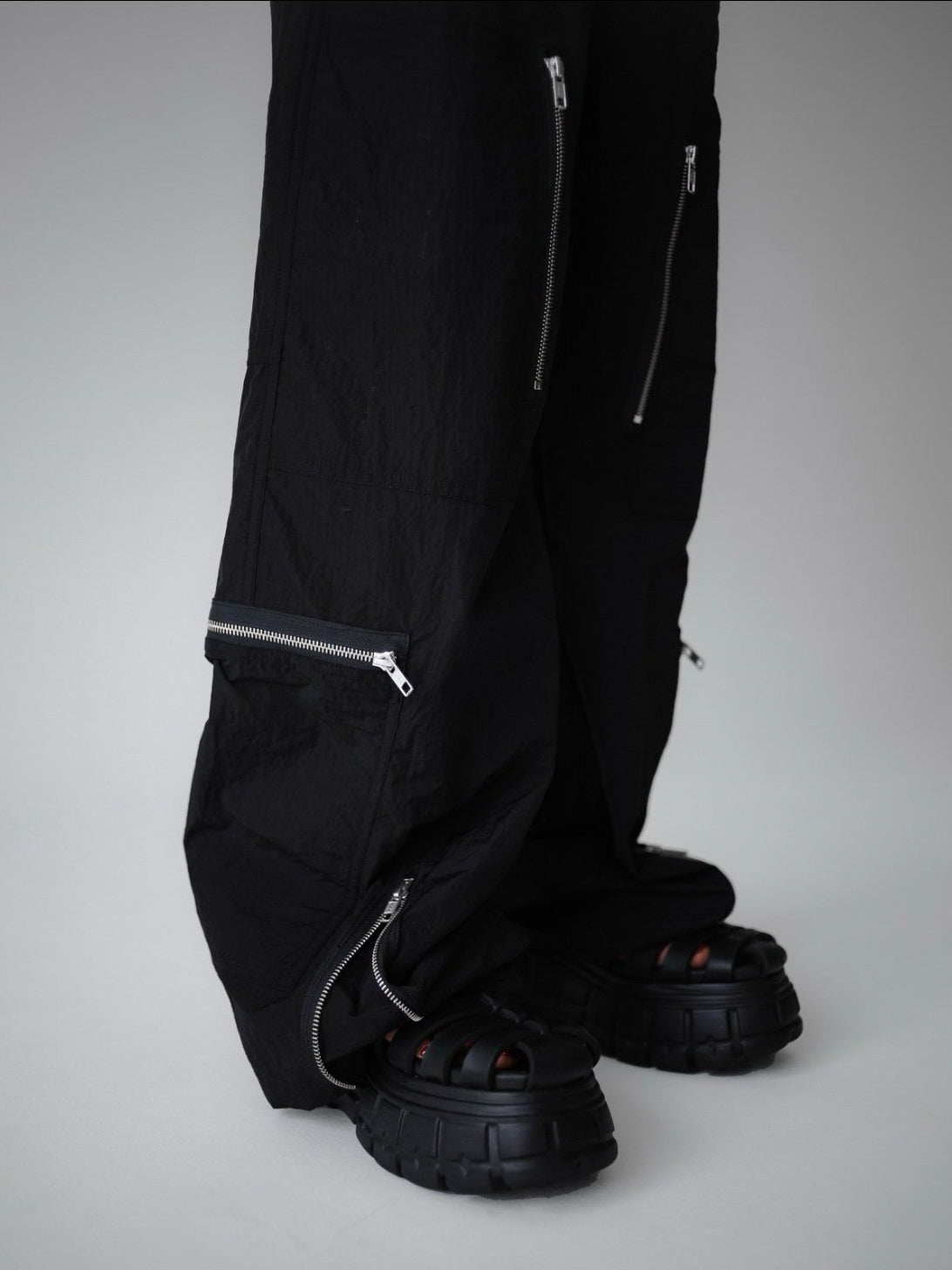 Zipped Utility Pants