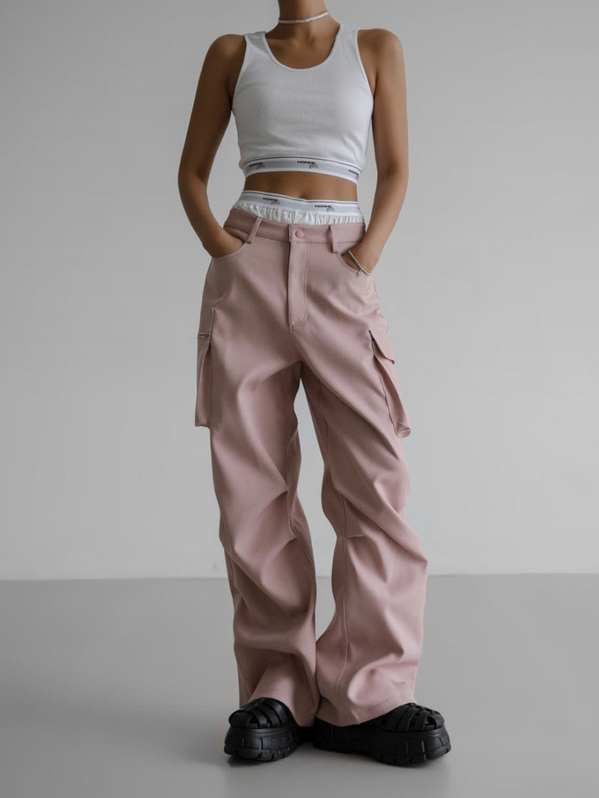 Heavy Texture Cargo Pants