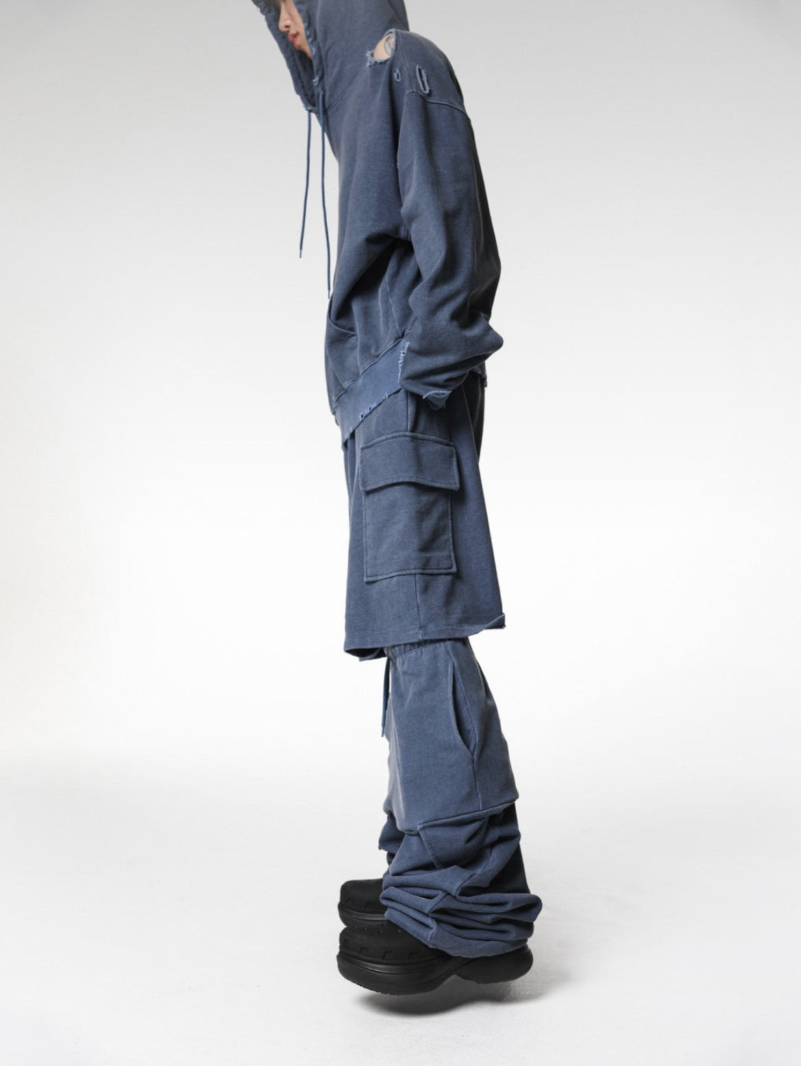 Pigment Cargo Pants (blue)