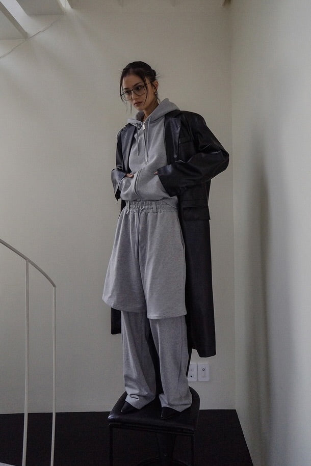 Bermuda Wrap Sweat Pants